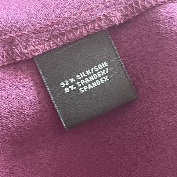 LAFAYETTE 148 NEW YORK COWL NECK SILK BLOUSE TOP - Picture 4 of 6